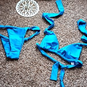 Turquoise swimsuit